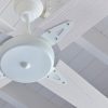 Ventilador GÉNOVA blanco palas de melamina. Tono blanco - Imagen 7