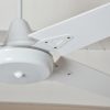 Ventilador GÉNOVA blanco palas de melamina. Tono blanco - Imagen 3