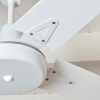 Ventilador GÉNOVA blanco palas de melamina. Tono blanco - Imagen 5