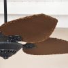 Ventilador SIENA Fundición negro con palas de rattan. Tono nogal - Imagen 2