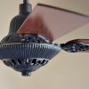 Ventilador GÉNOVA Fundición negro palas de melamina. Tono cedro - Imagen 2