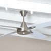 Ventilador GÉNOVA platil palas de melamina. Tono blanco - Imagen 4