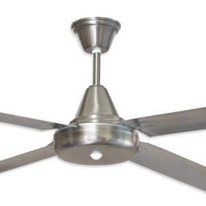 Ventilador GÉNOVA platil palas de metal. Tono platil