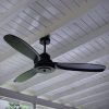 Ventilador BRESCIA. Palas de madera maciza "Paraíso" laqueada en blanco - Imagen 5