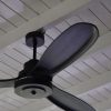 Ventilador BRESCIA. Palas de madera maciza "Paraíso" laqueada en blanco - Imagen 3